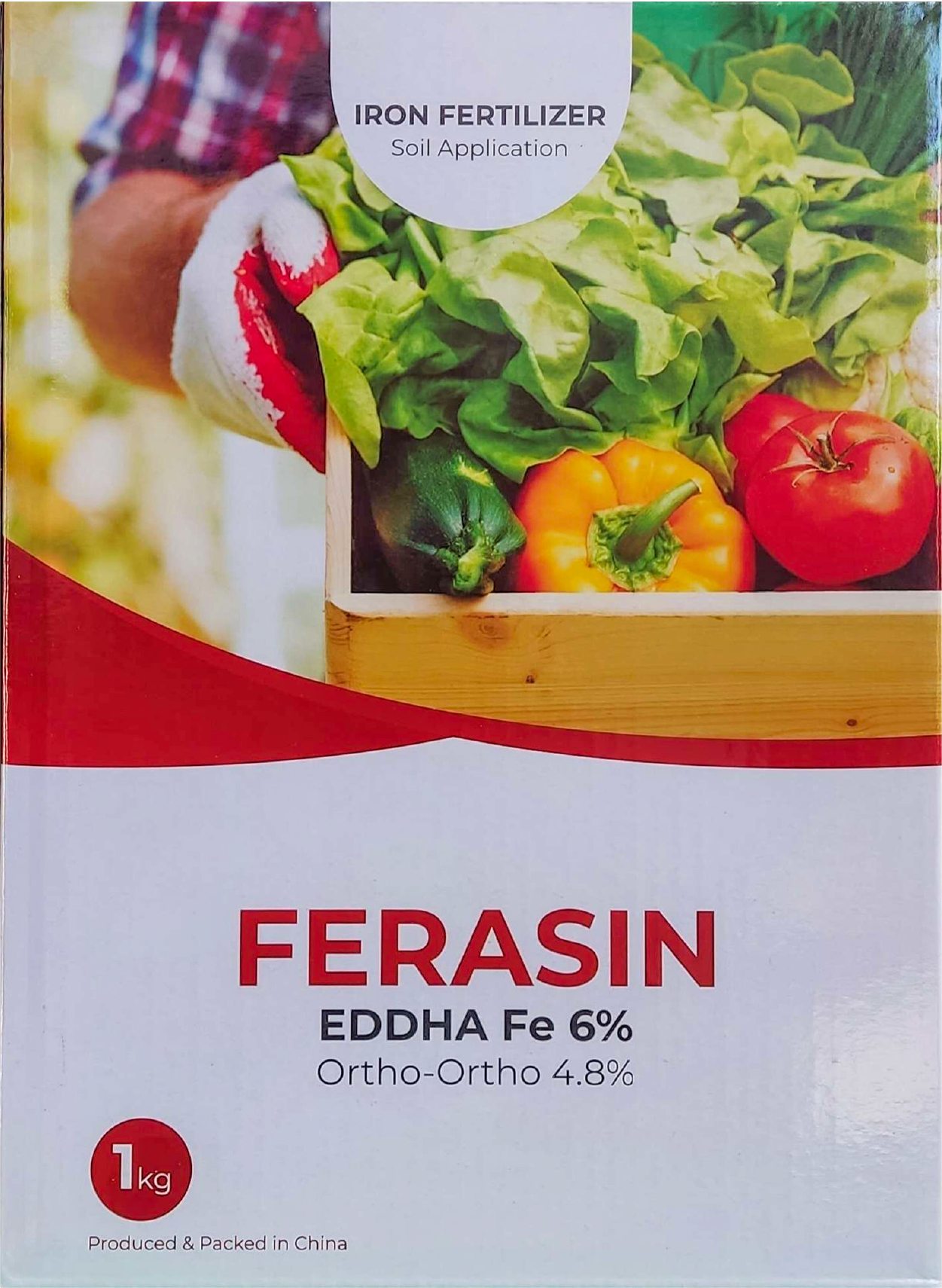 کود آهن 6% اورتو4/8 فراسین چین دیهیم زراعت گستر 1 کیلوگرم
