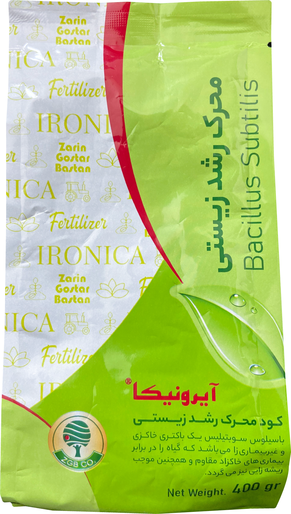 کود باسیلوس سوبتیلیس آیرونیکا زرین گستر ایران 750 گرم
